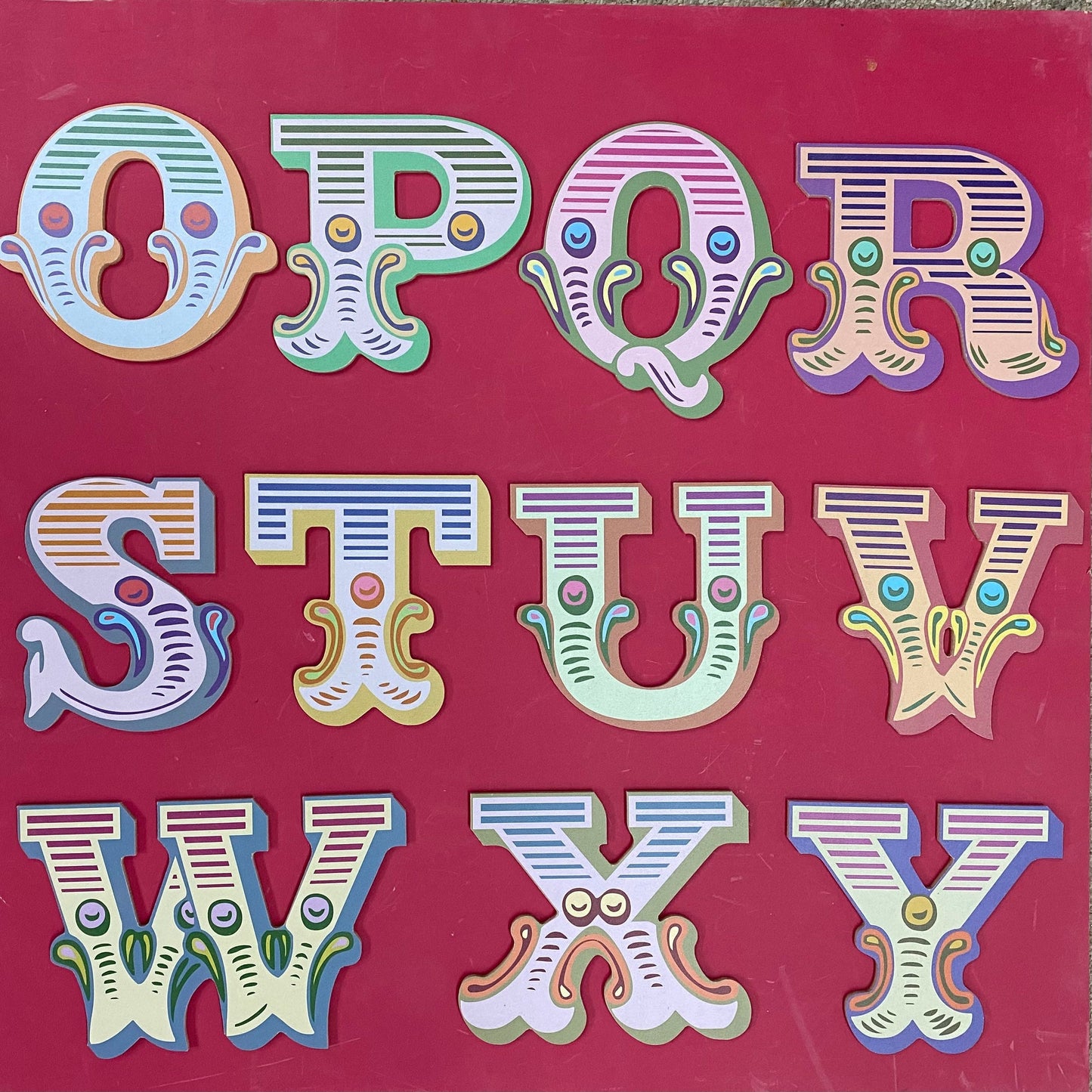Giant Circus Letters