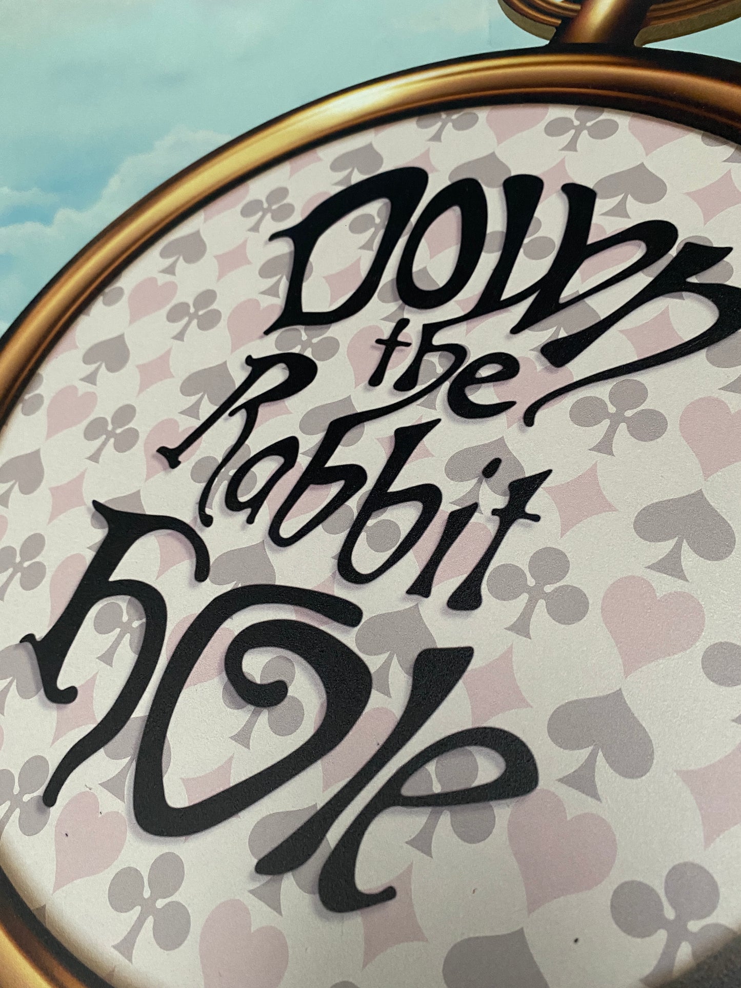 Down The Rabbit Hole Giant Pocket Watch
