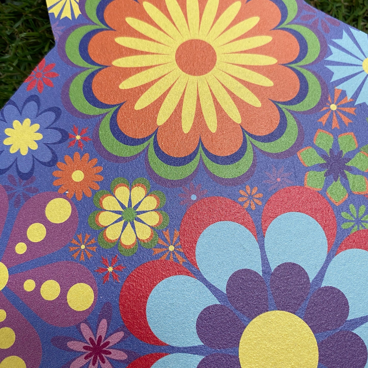 Wooden Flower Peace Sign