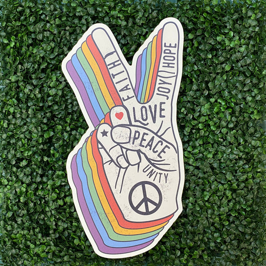 Peace & Love Hand Sign