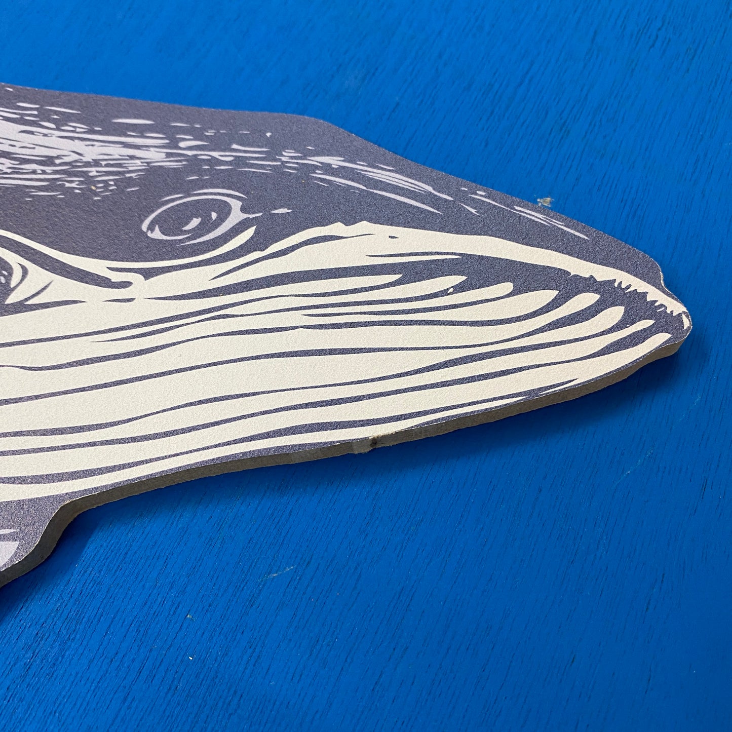 Wooden Whale Decoration