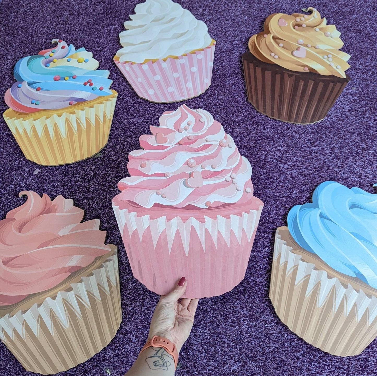 Giant Cupcake Cutout