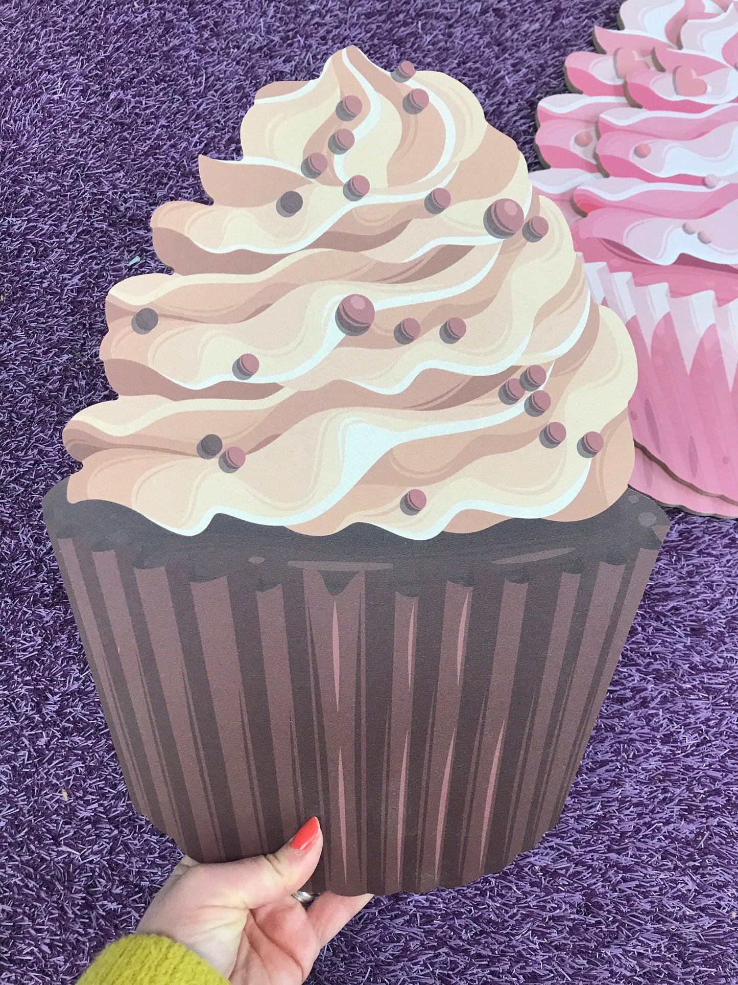 Giant Cupcake Cutout