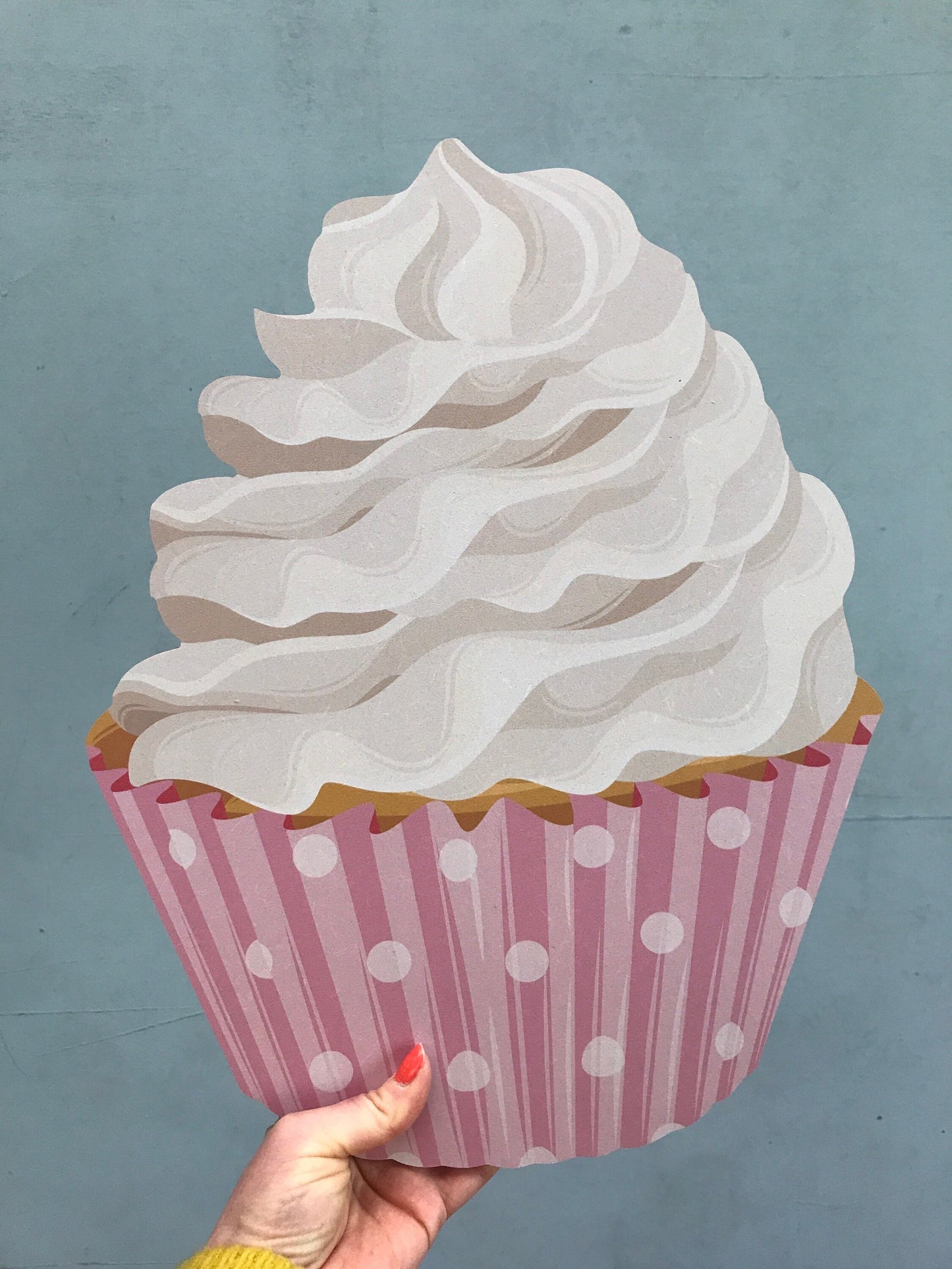 Giant Cupcake Cutout