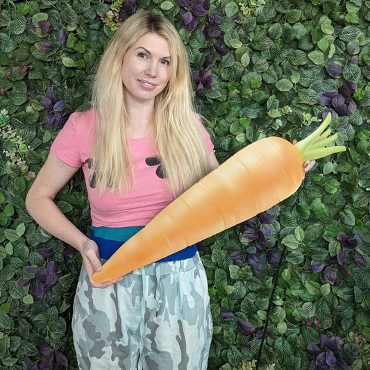 Giant Wooden Carrot