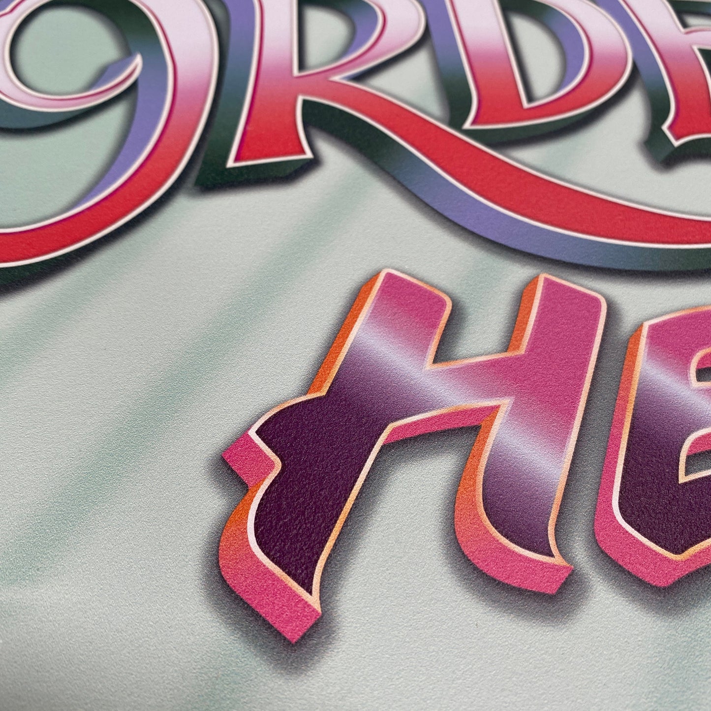 Food Ordering Funfair Sign