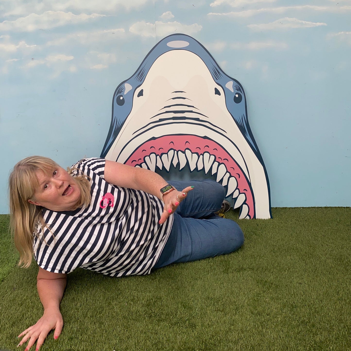 Open Shark Mouth Display Prop