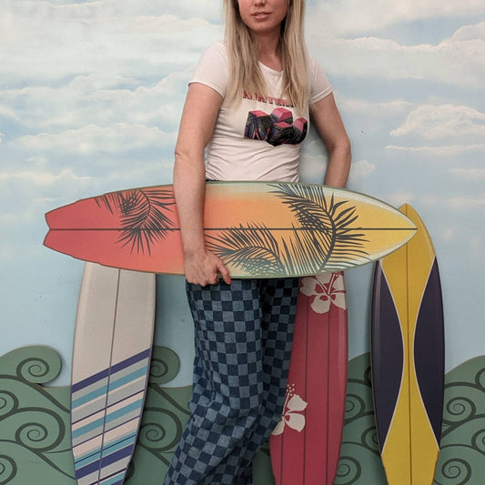 Wooden Surfboard Cutout