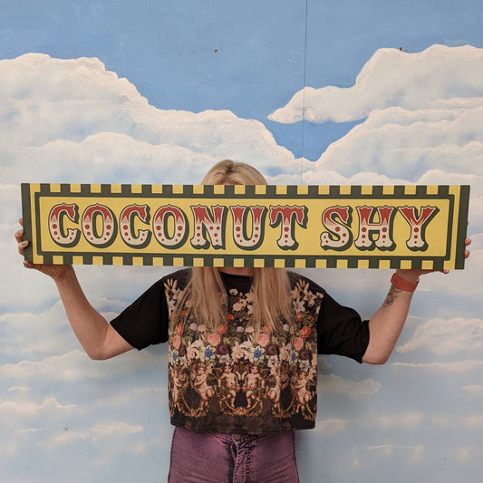 Coconut Shy Sign