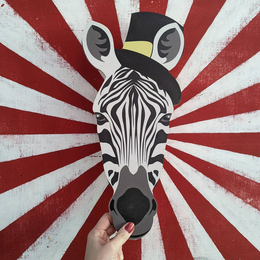 Circus Zebra Head