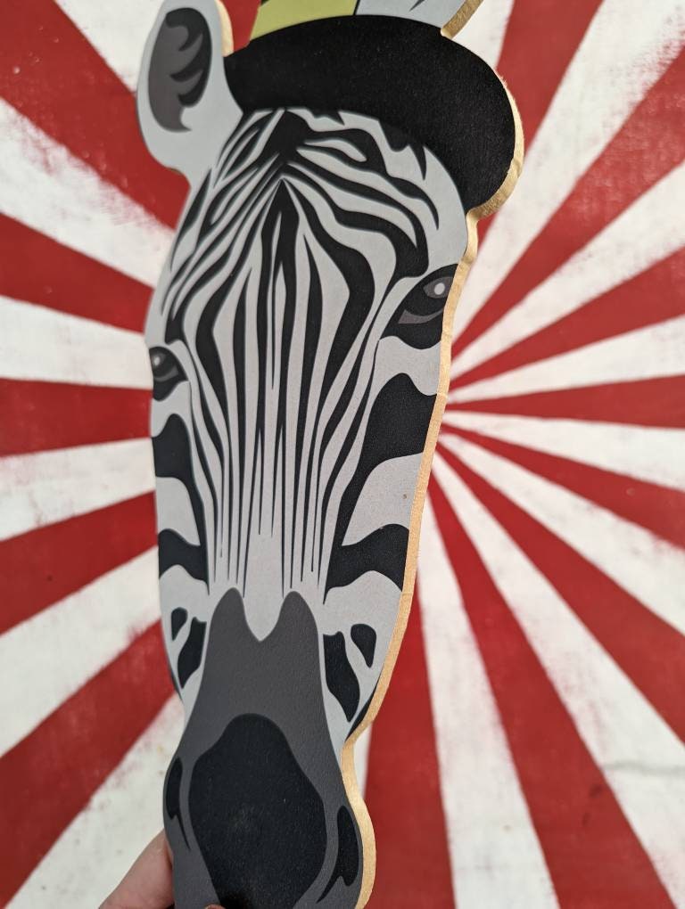 Circus Zebra Head