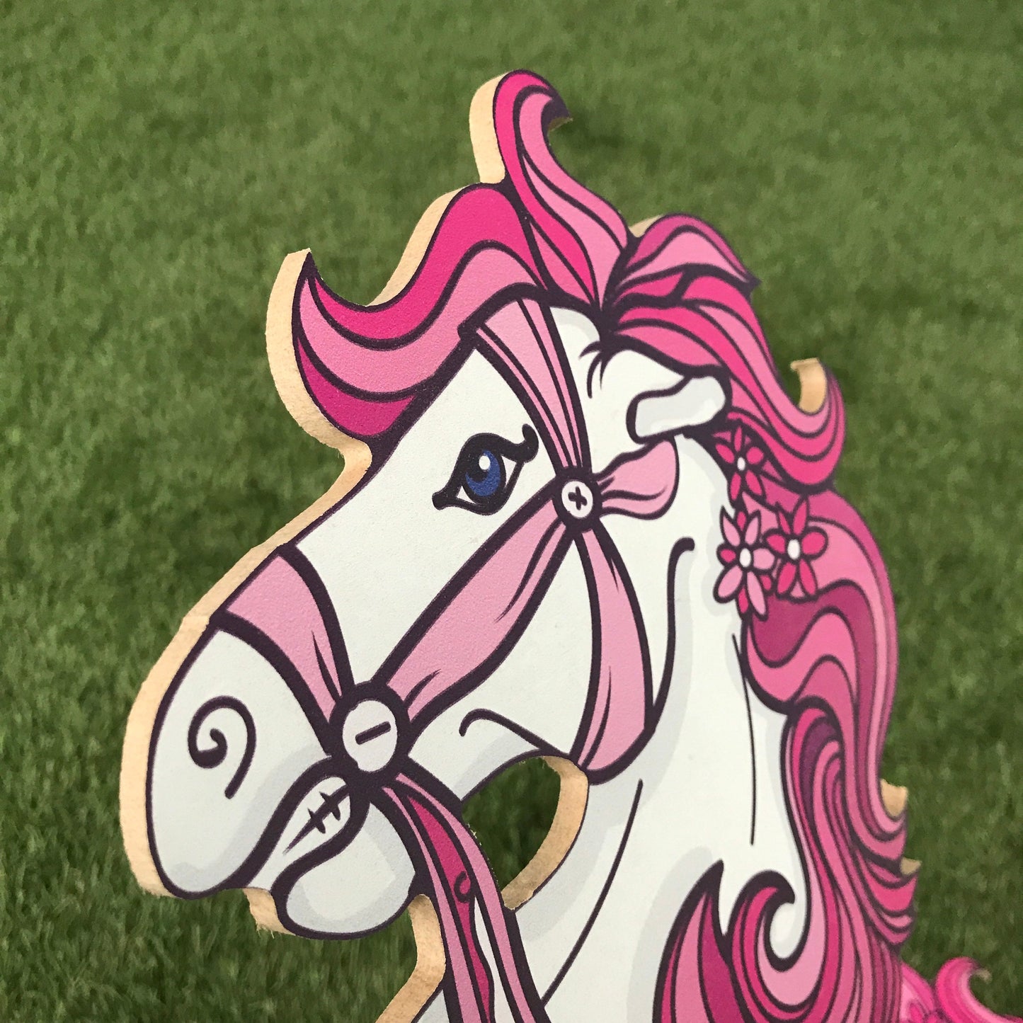 Pink Carousel Horse Prop