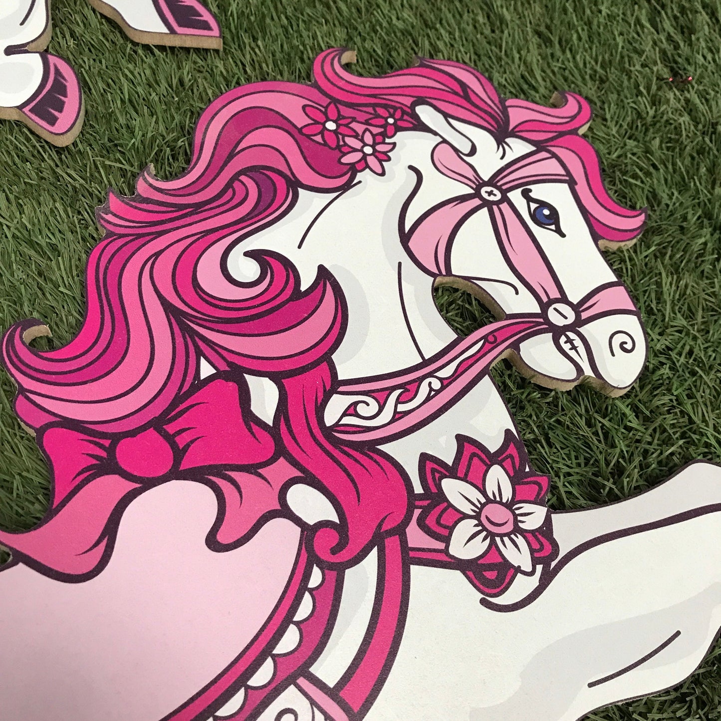 Pink Carousel Horse Prop