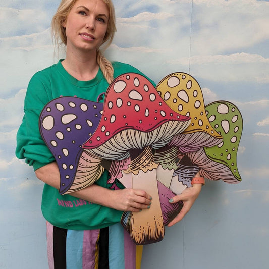 Wooden Enchanted Toadstool Prop