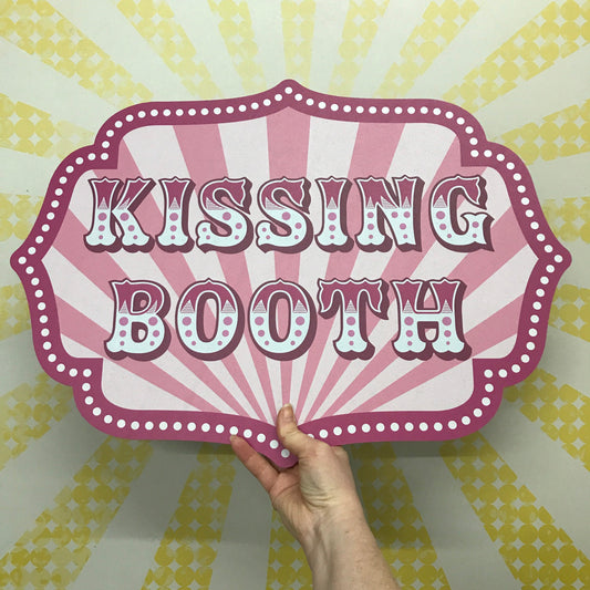 Kissing Booth Sign