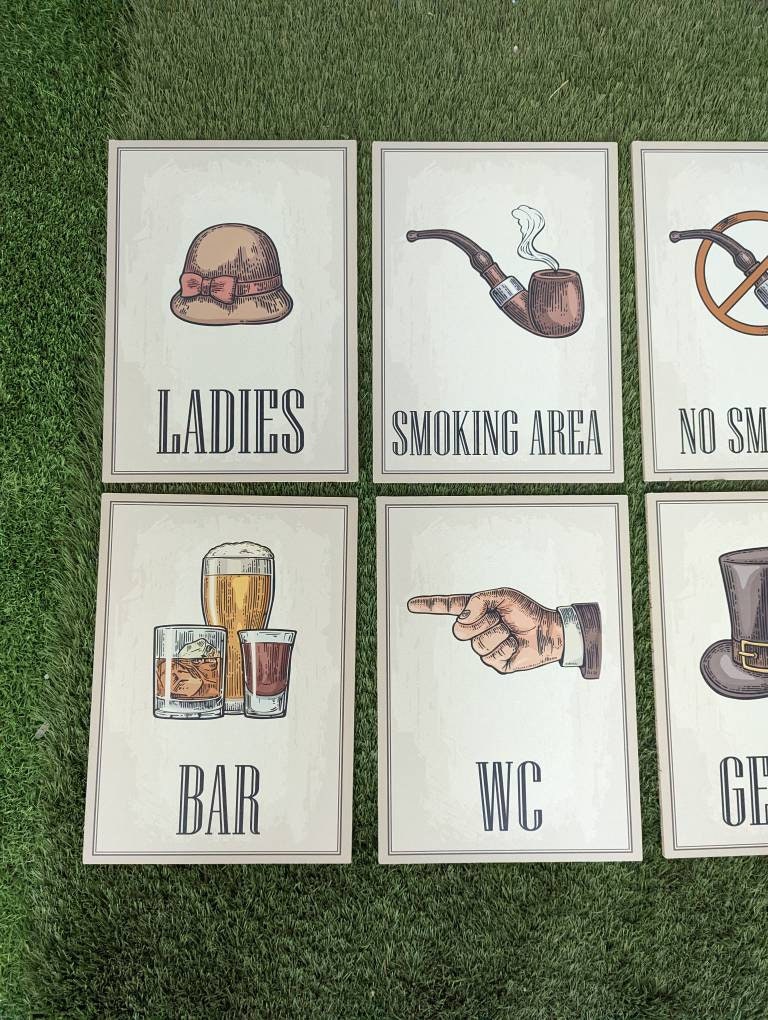 Traditional Pub Signage