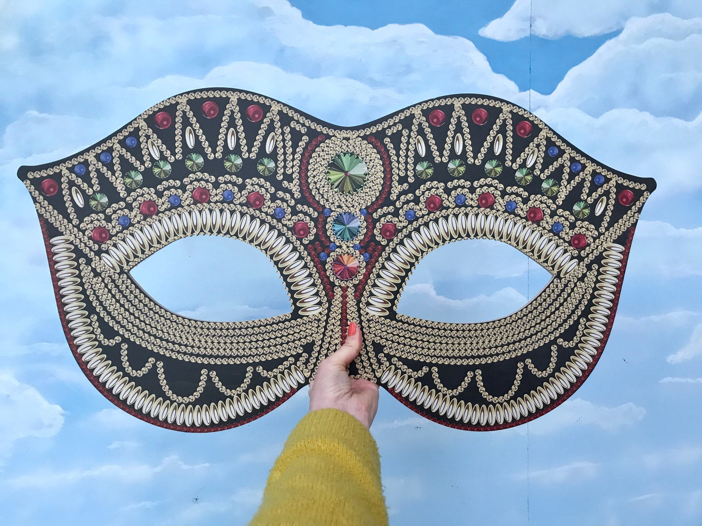 Giant Masquerade Mask Prop