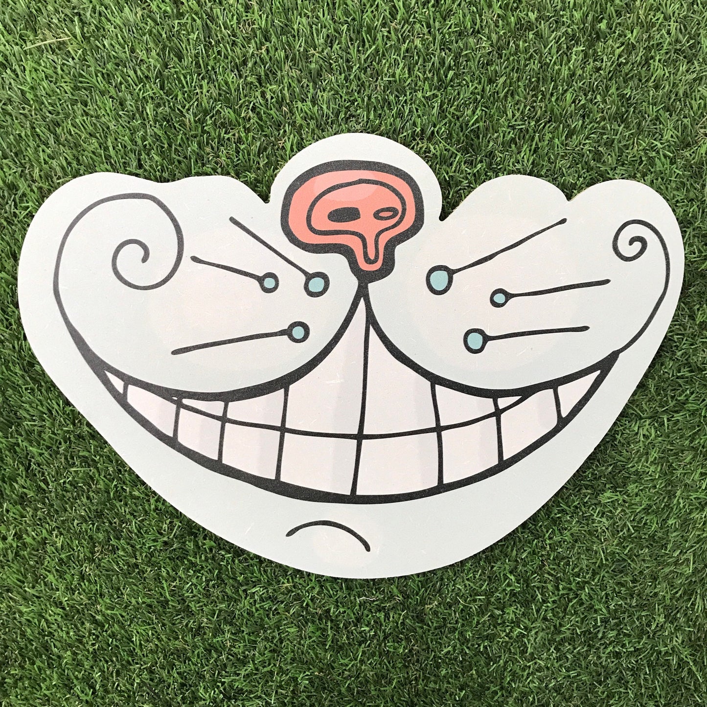 Cartoon Cheshire Cat Smile Prop