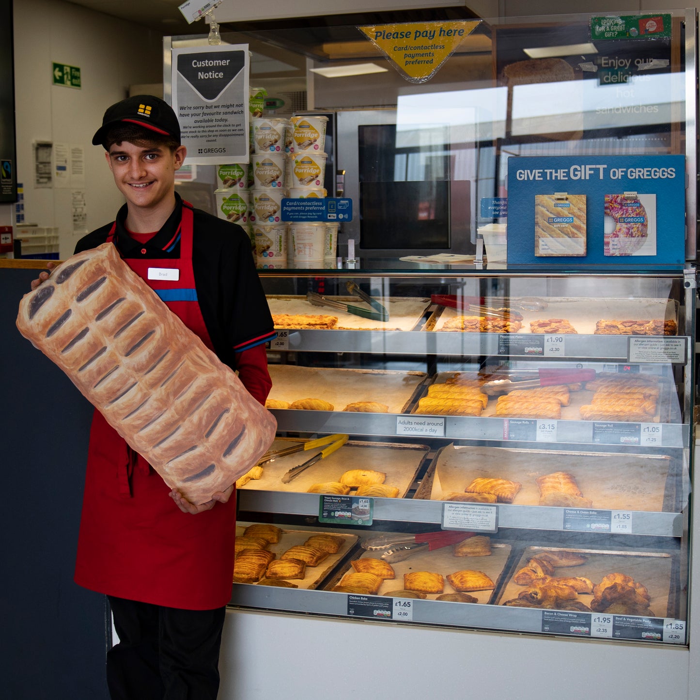 Giant Sausage Roll Prop