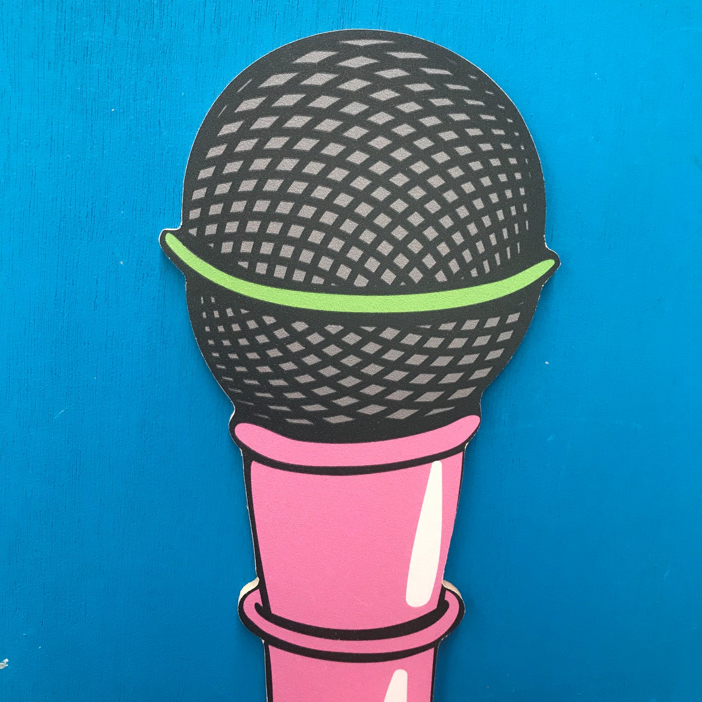 Pink Microphone Prop