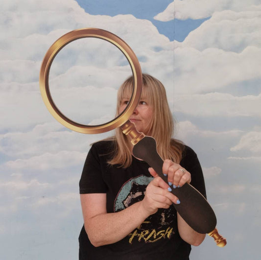 Giant Magnifying Glass Prop