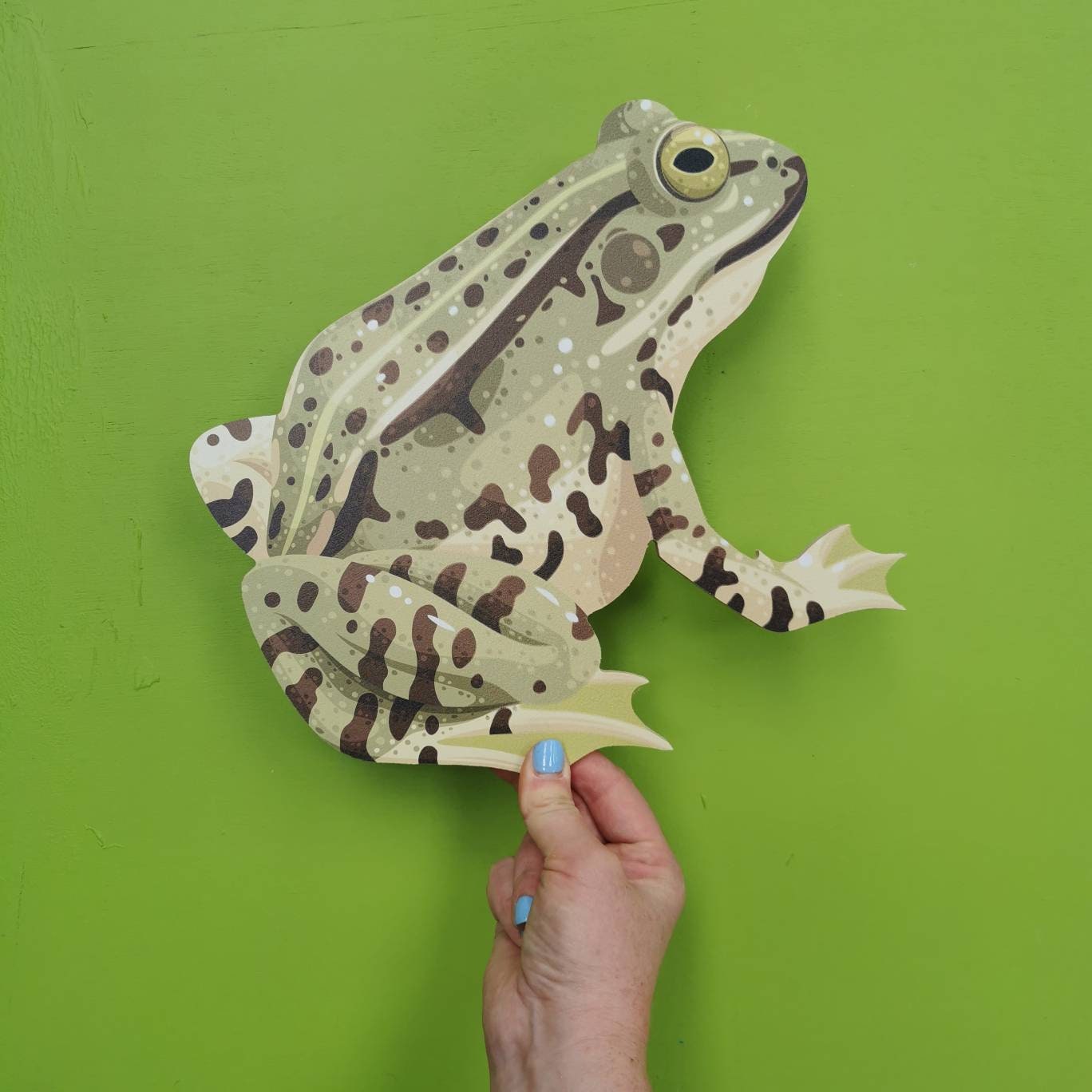 Wooden Frog Prop