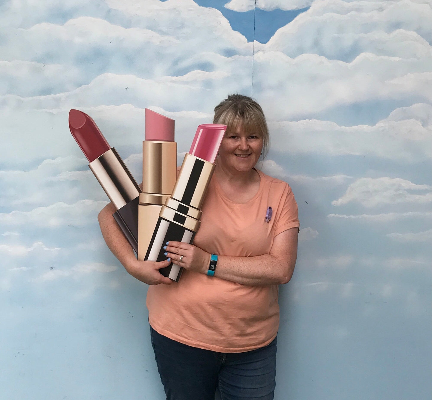 Giant 2D Lipstick Prop