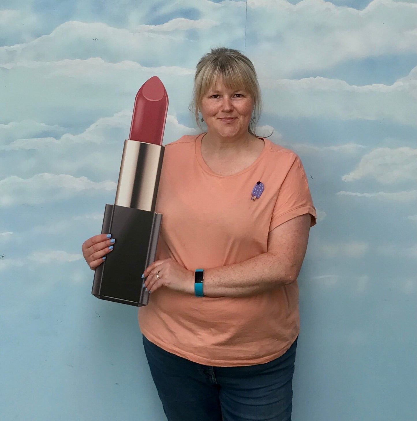 Giant 2D Lipstick Prop