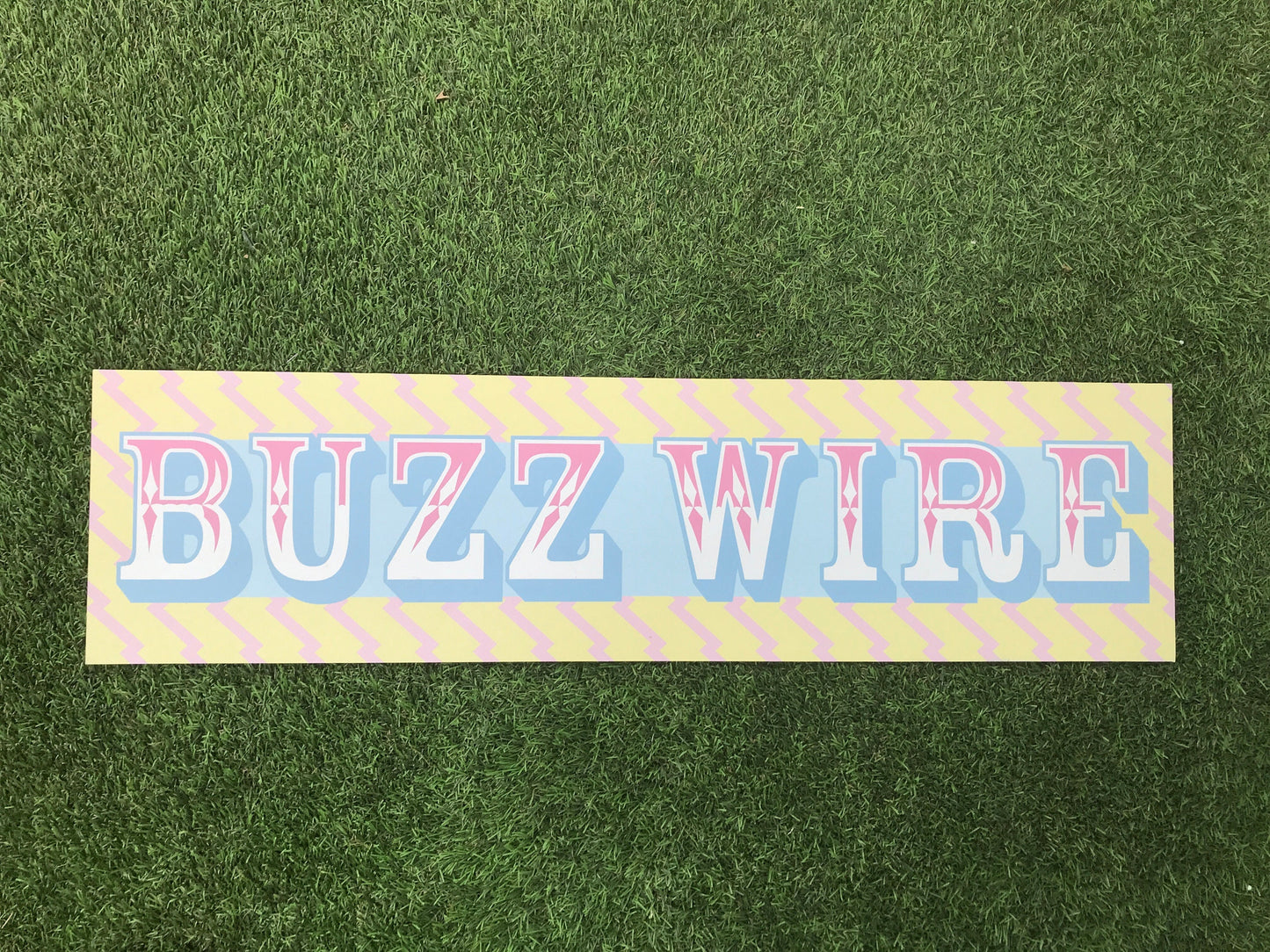 Pastel Buzz Wire Sign