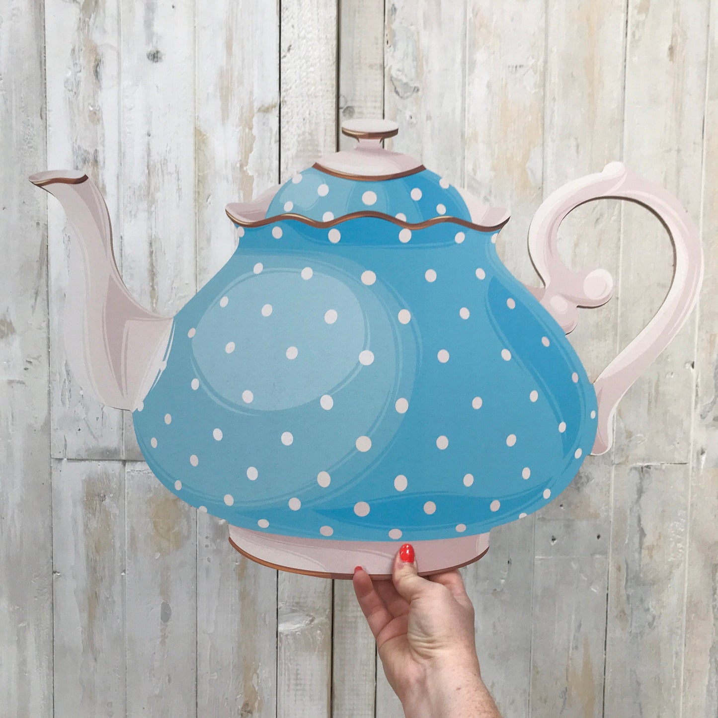 Giant Spotty Teapot or Cup
