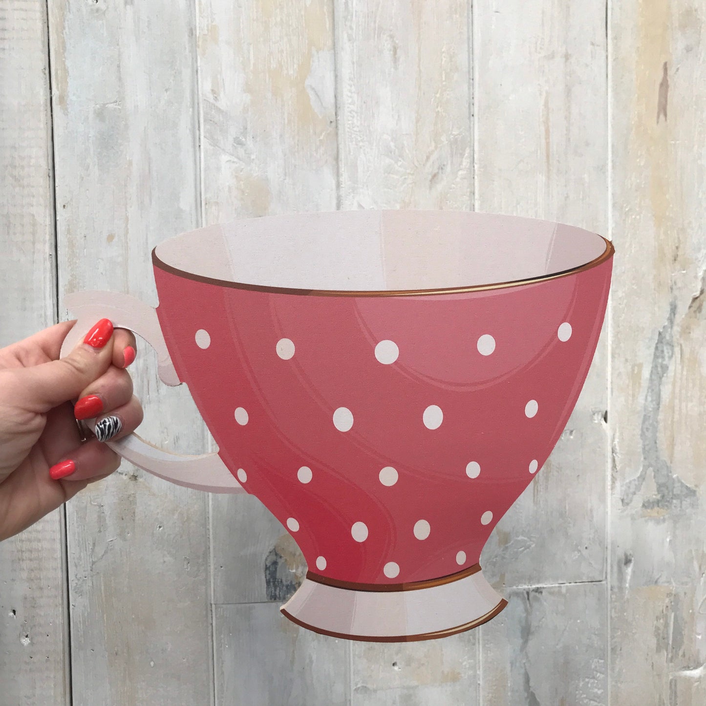 Giant Spotty Teapot or Cup