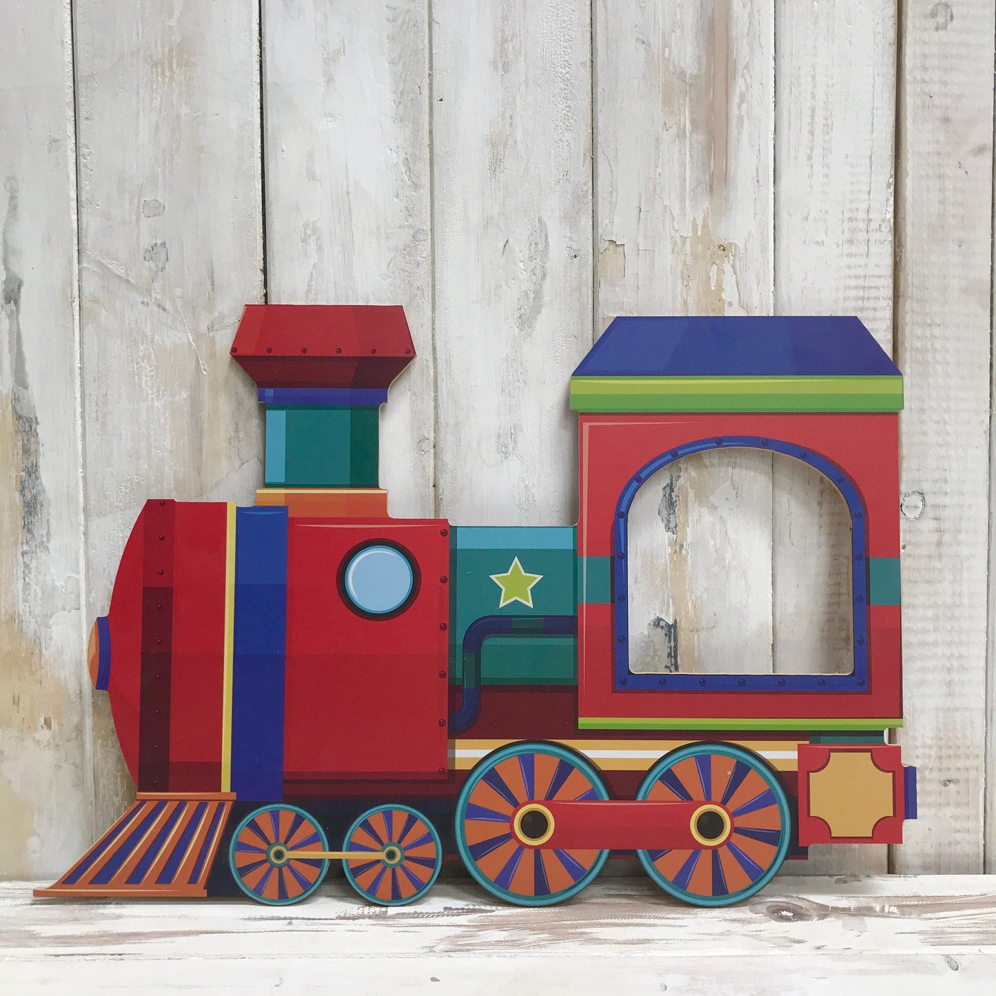 Wooden Toy Train Prop