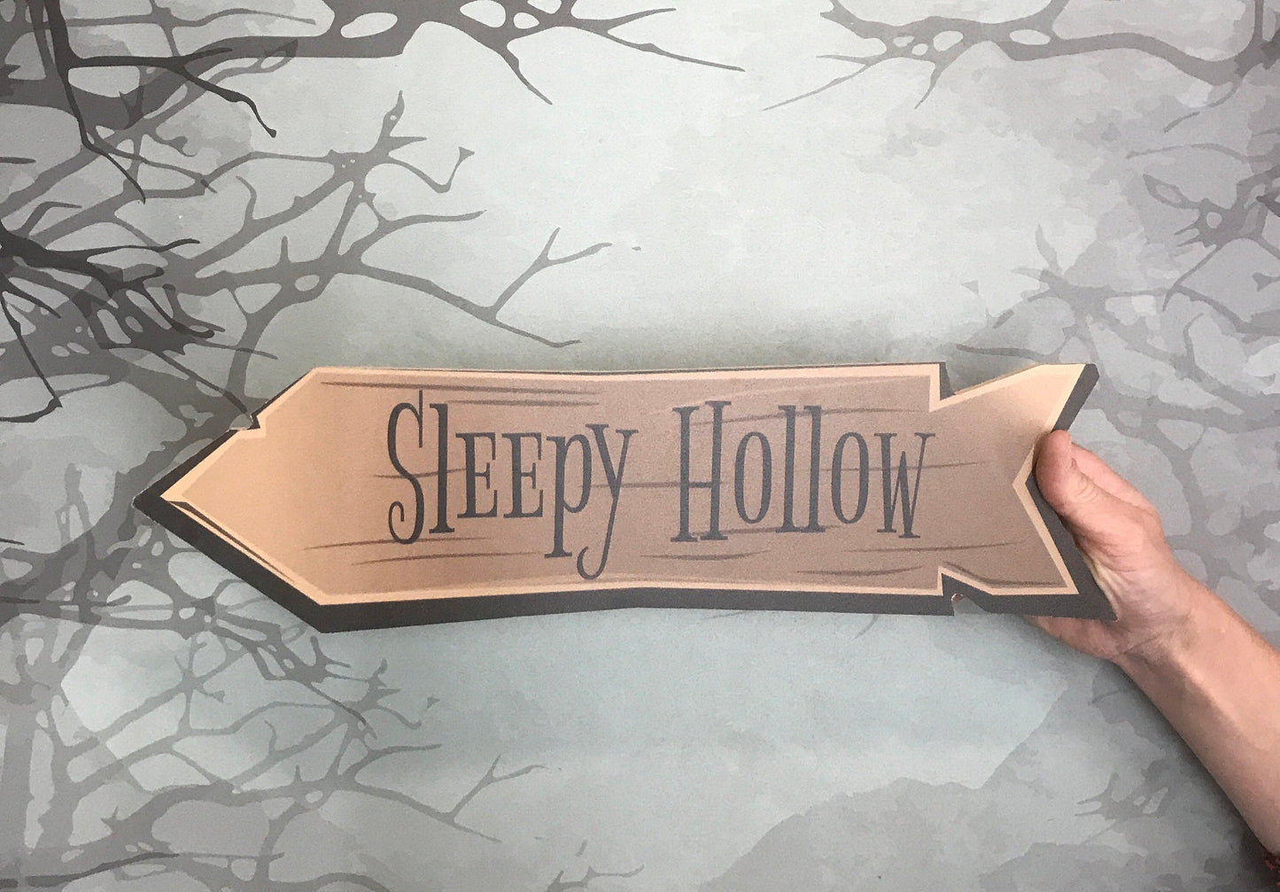 Halloween Signpost Placard