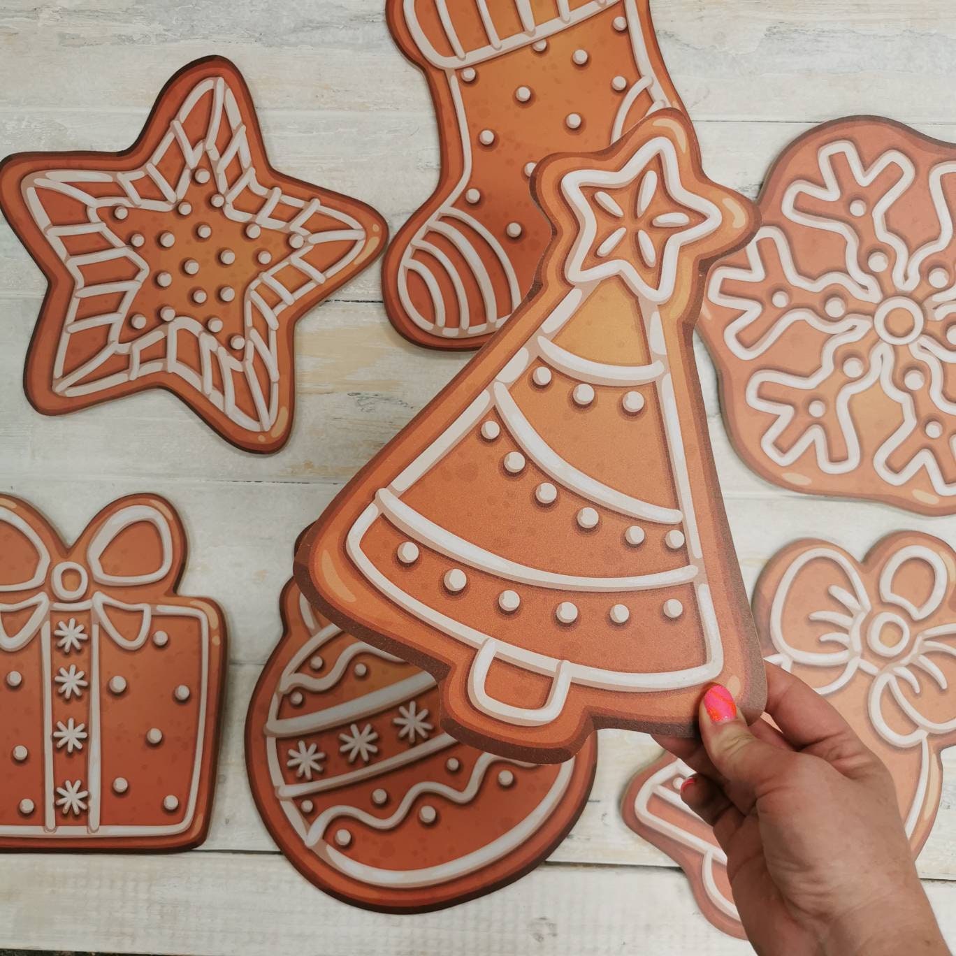 Giant Gingerbread Biscuit Prop