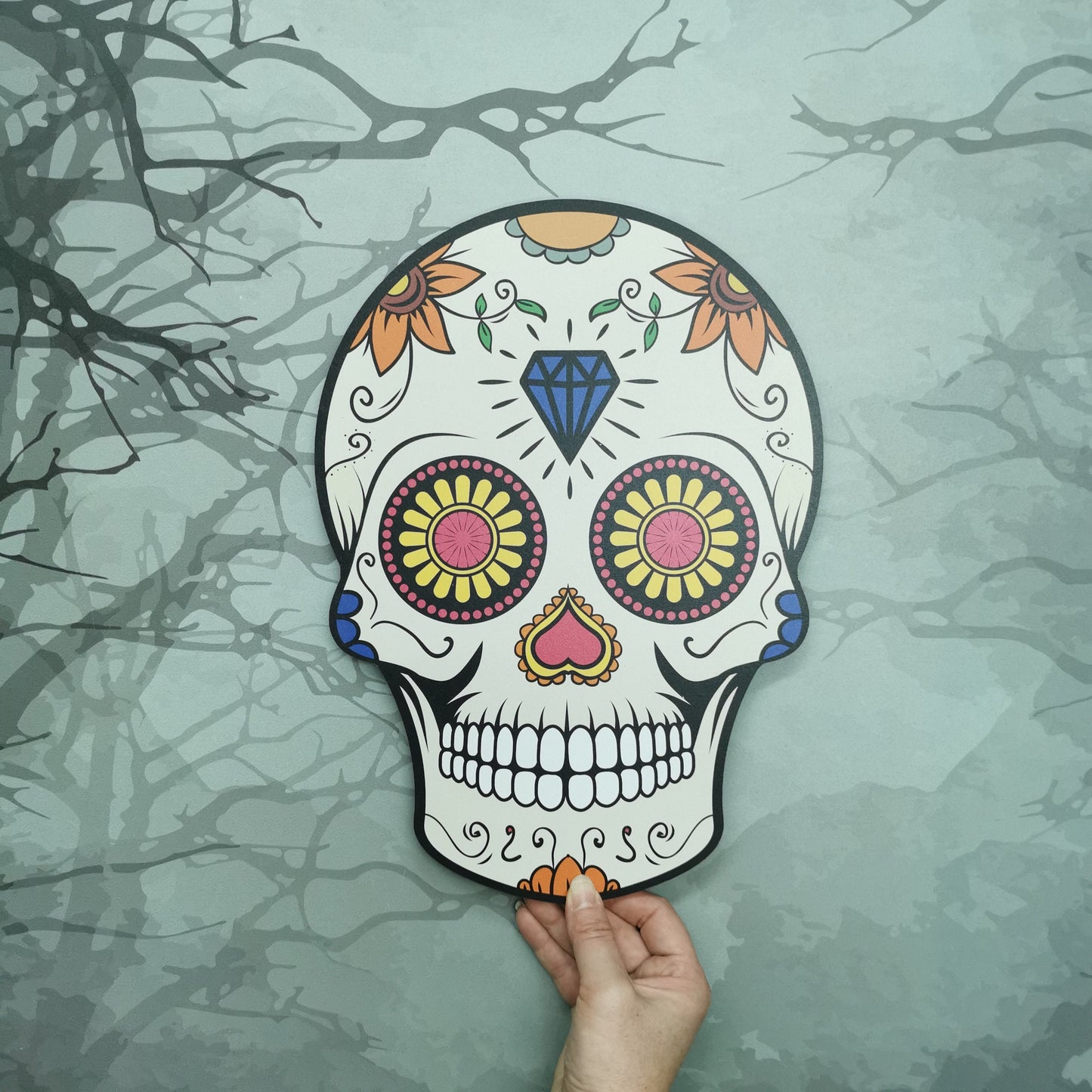 Day of the Dead Skull Prop