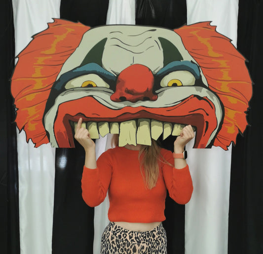 Giant Clown Mouth Door Decoration