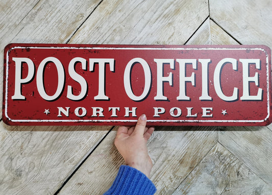 North Pole Post Office Sign