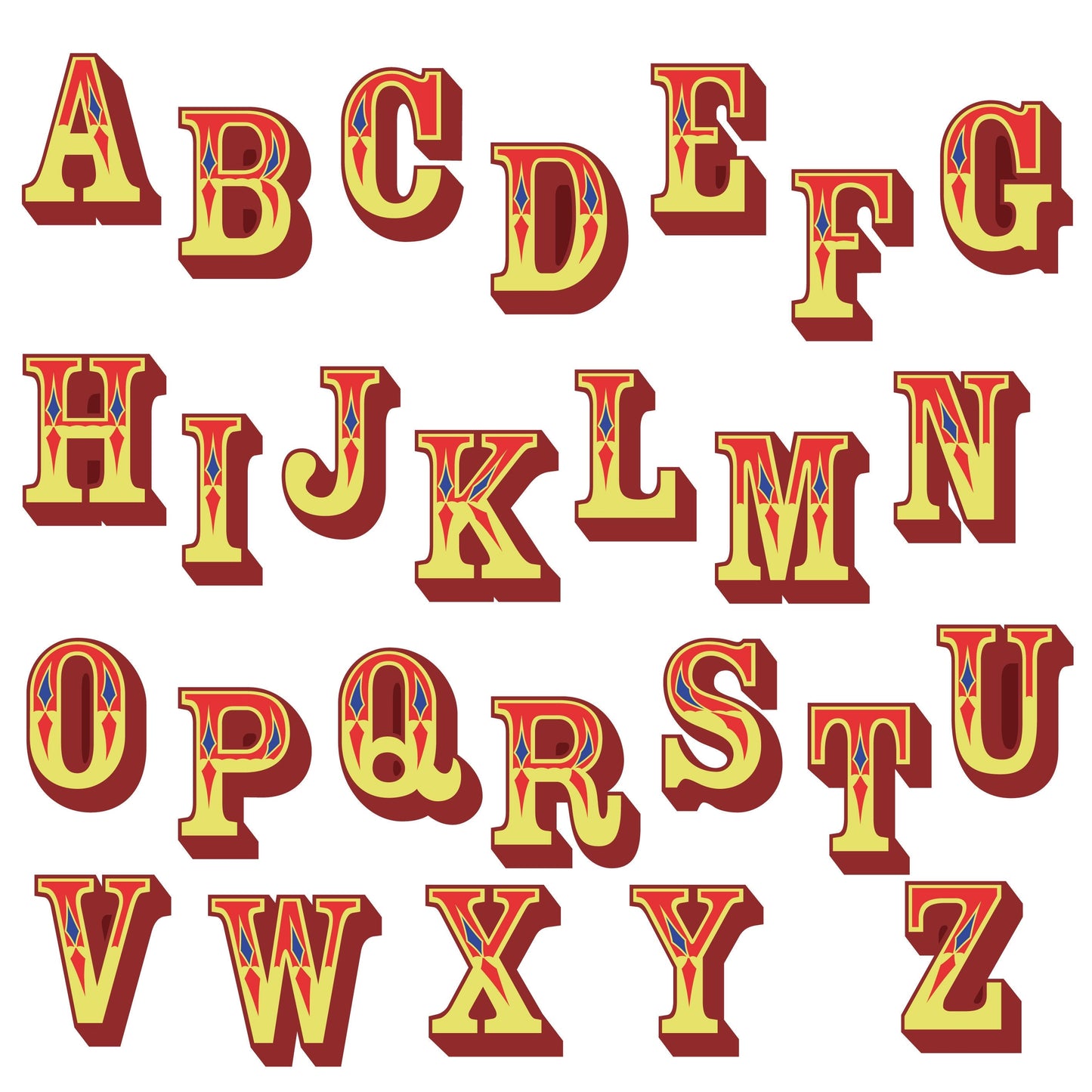 Wooden Circus Letter