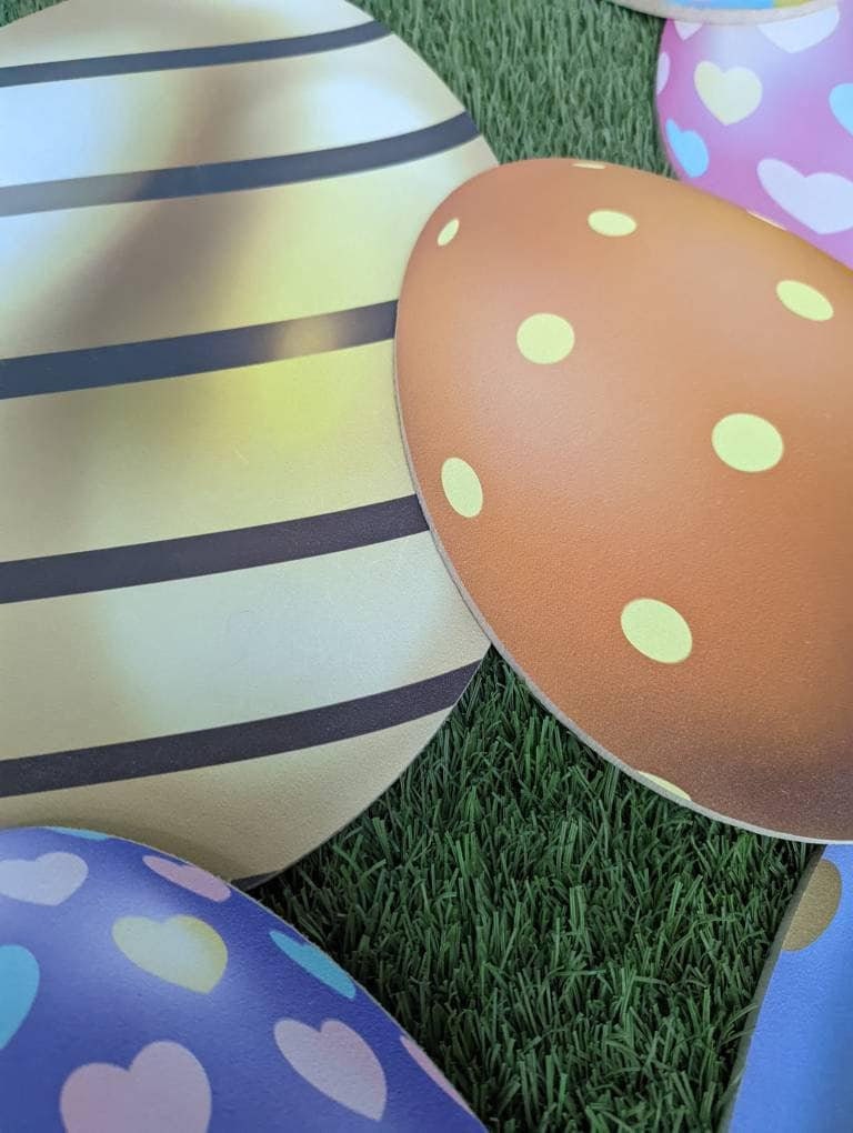 Giant 2D Easter Egg Prop