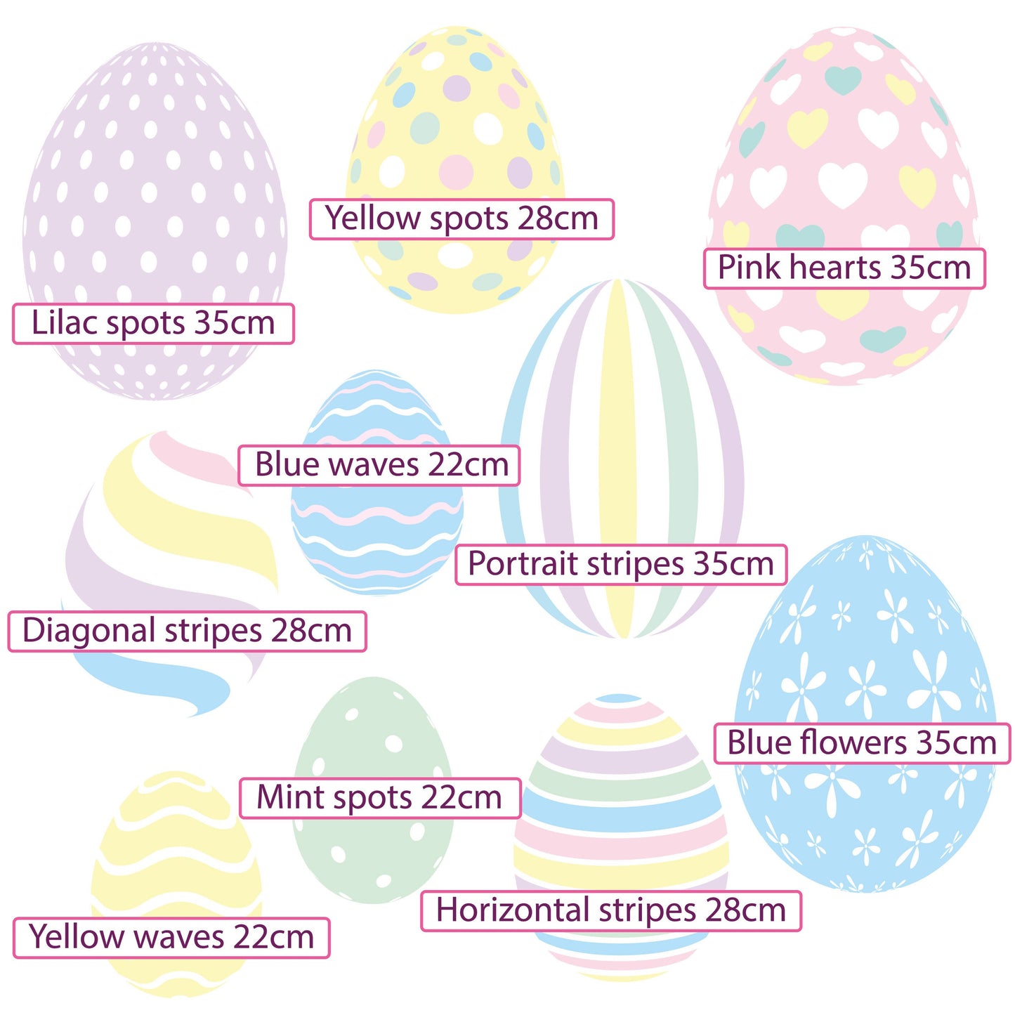 Giant Pastel Easter Egg