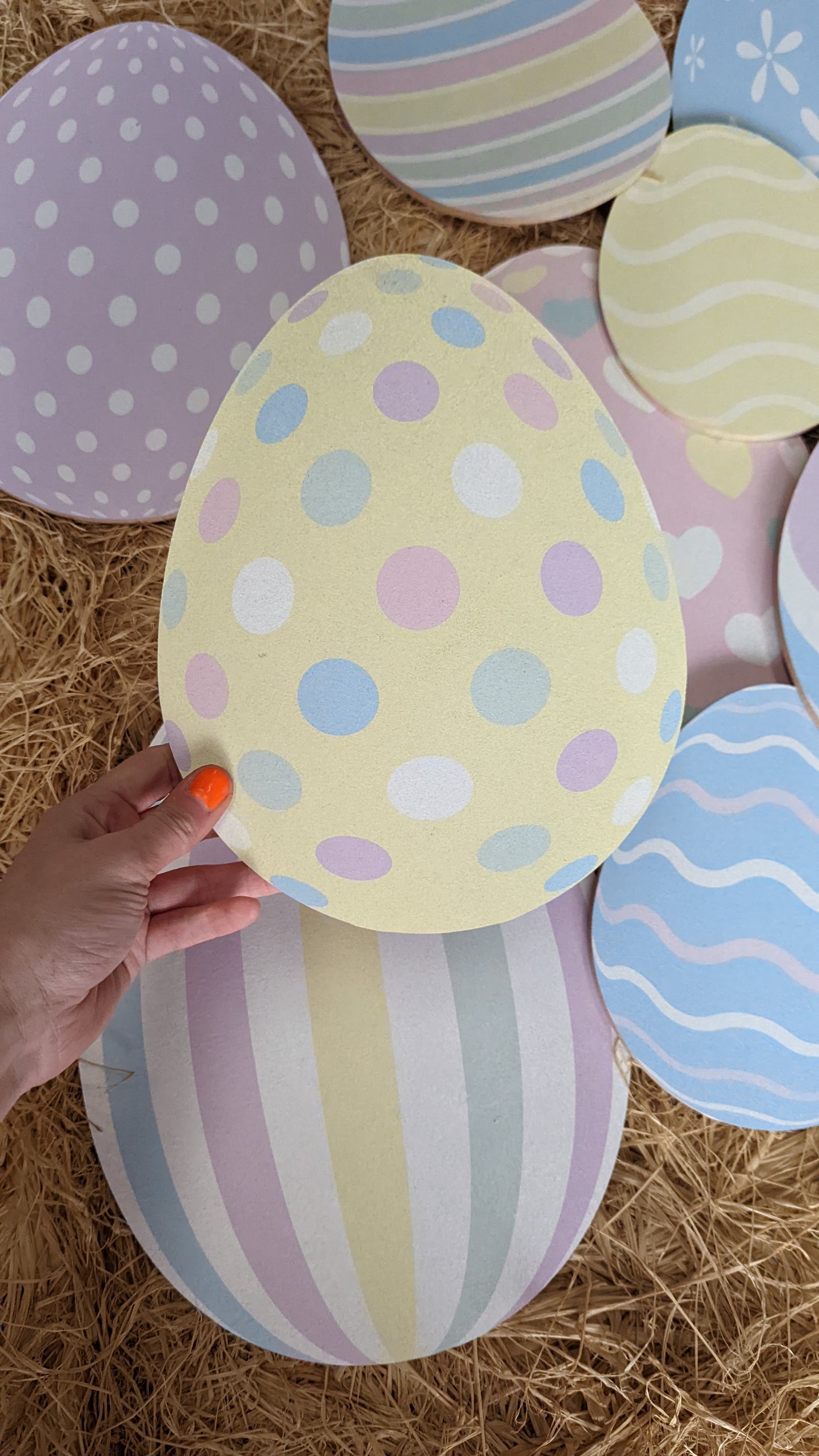 Giant Pastel Easter Egg