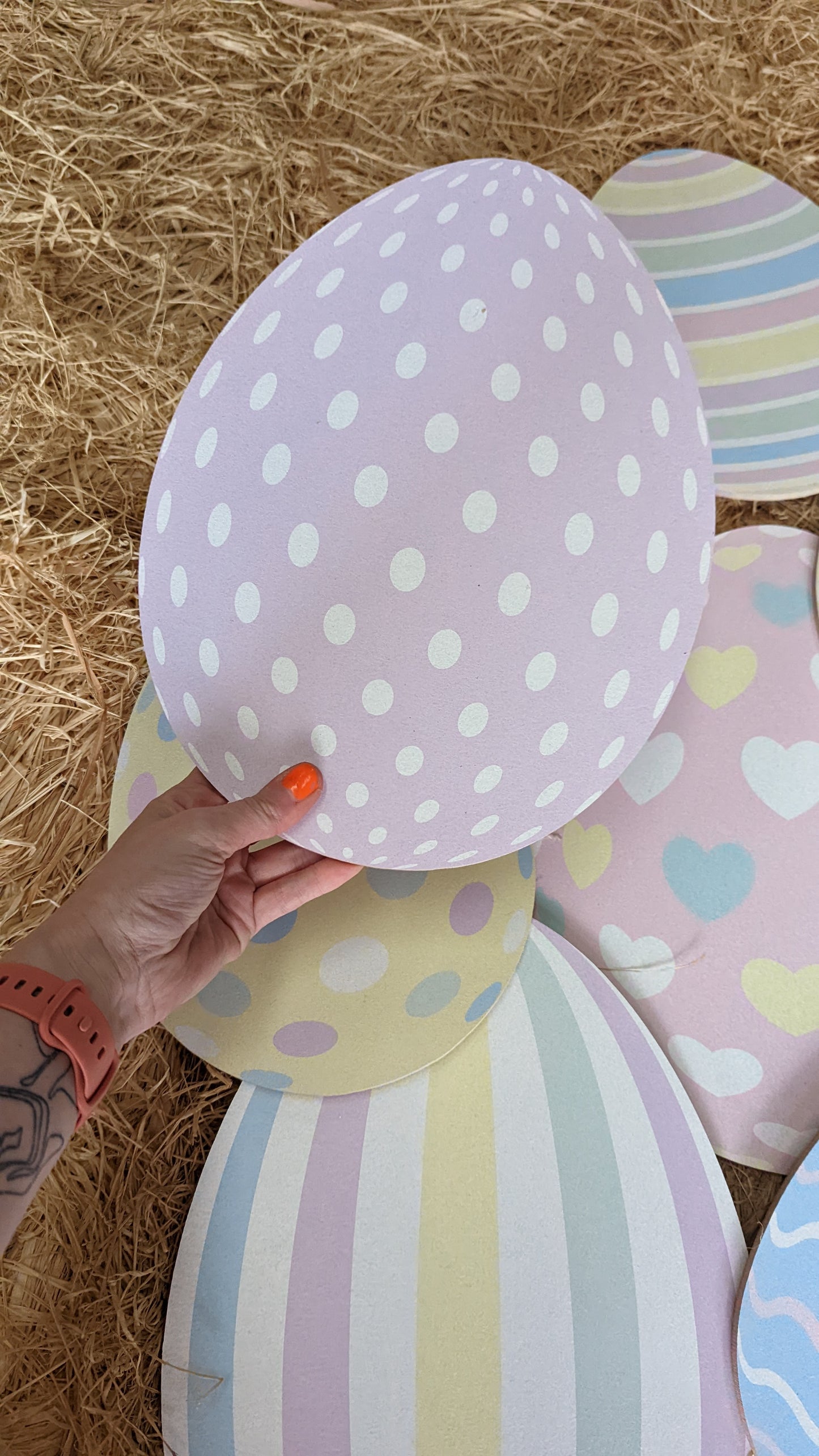 Giant Pastel Easter Egg