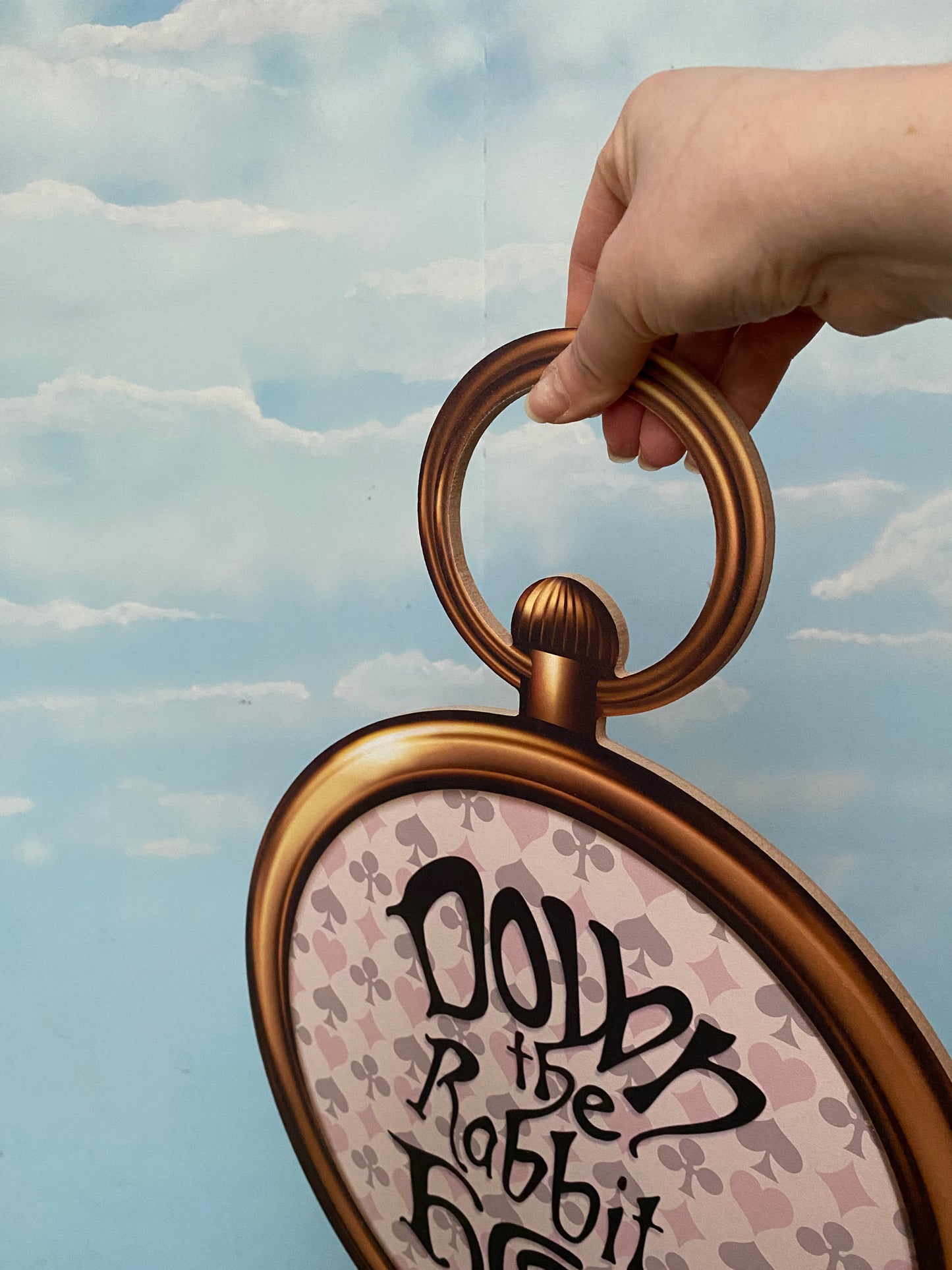 Down The Rabbit Hole Giant Pocket Watch