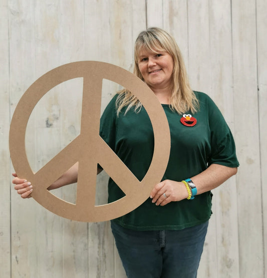 Giant Peace Sign Cutout