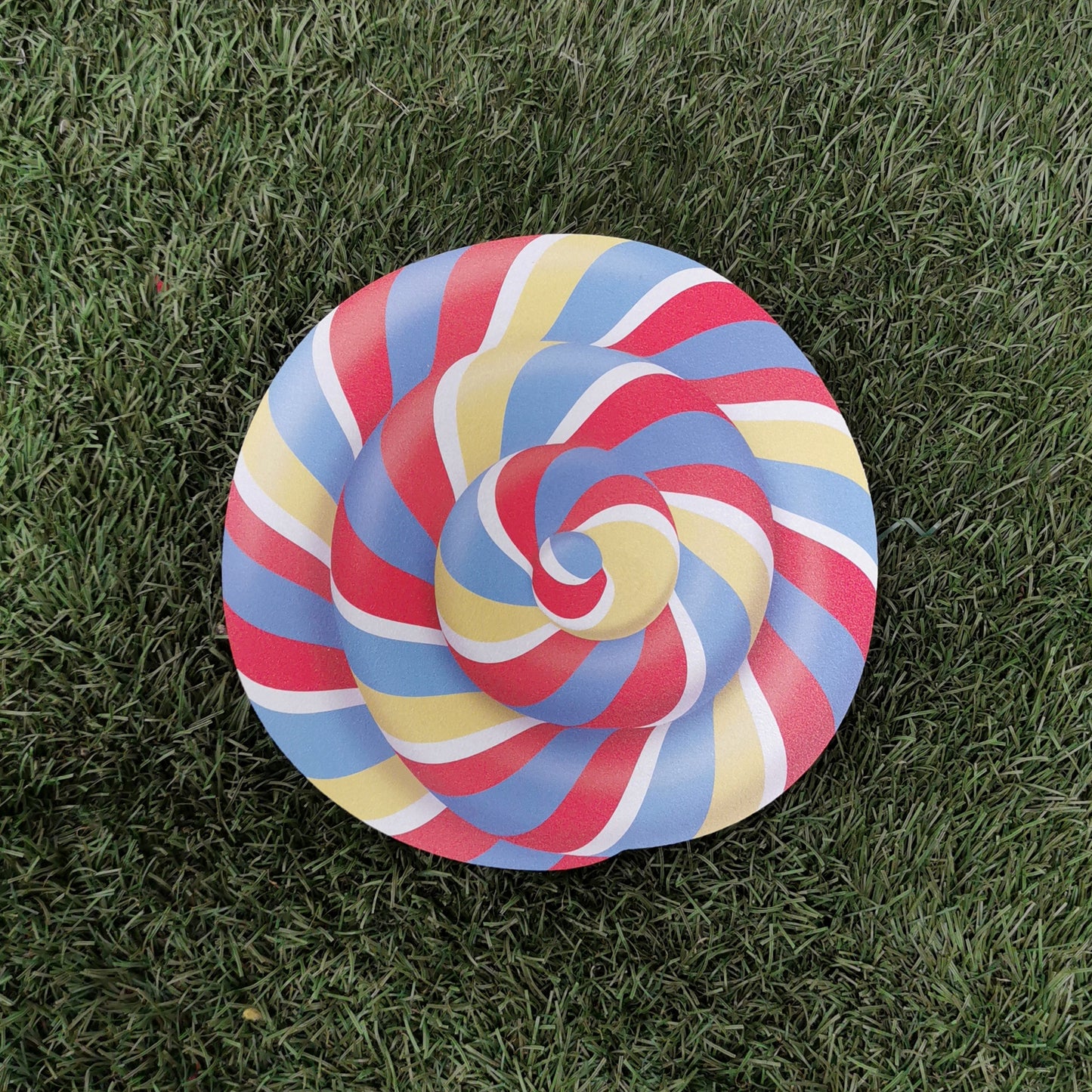 Giant 2D Swirl Lollipop Head