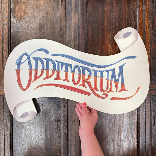 Odditorium Sign