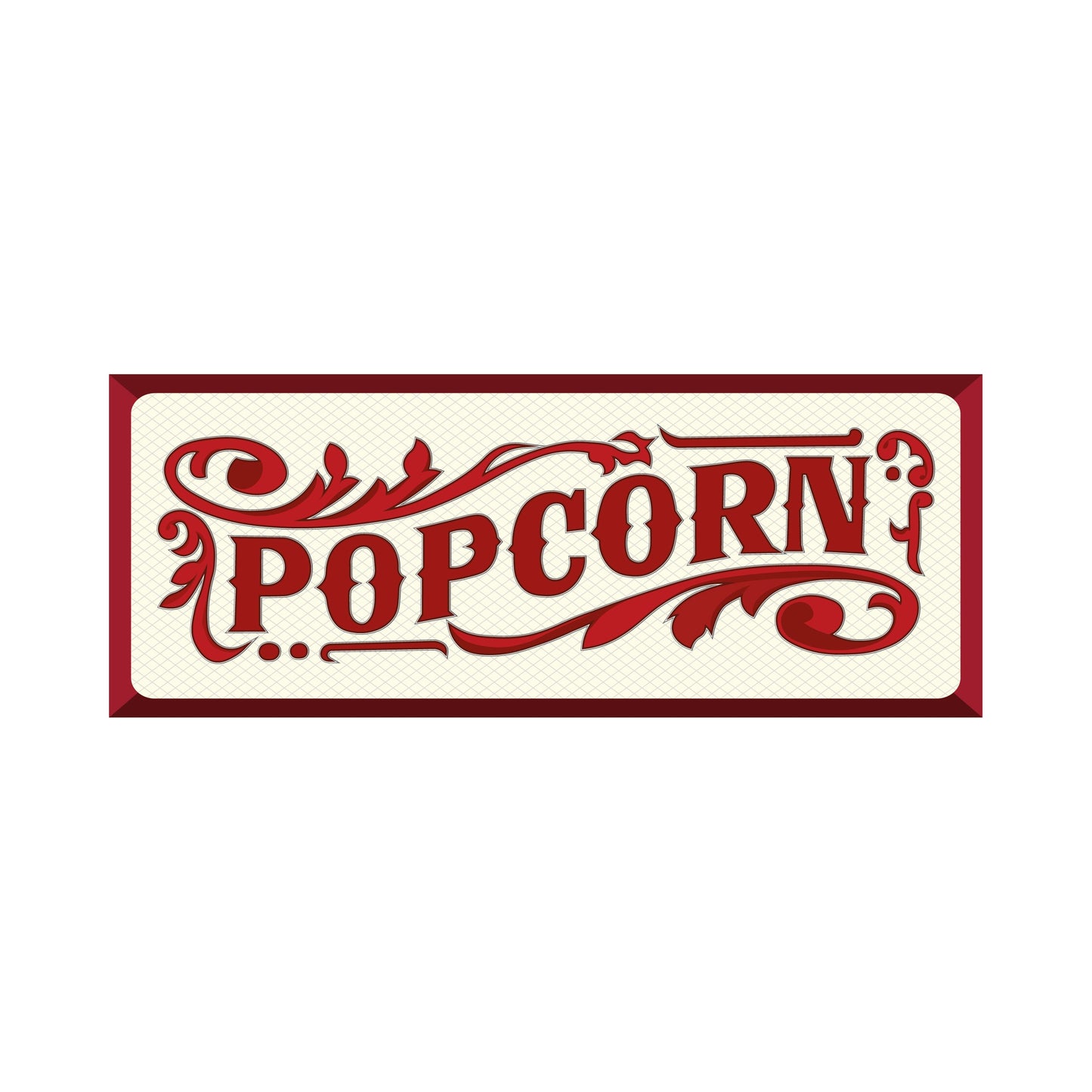 Traditional Popcorn Sign