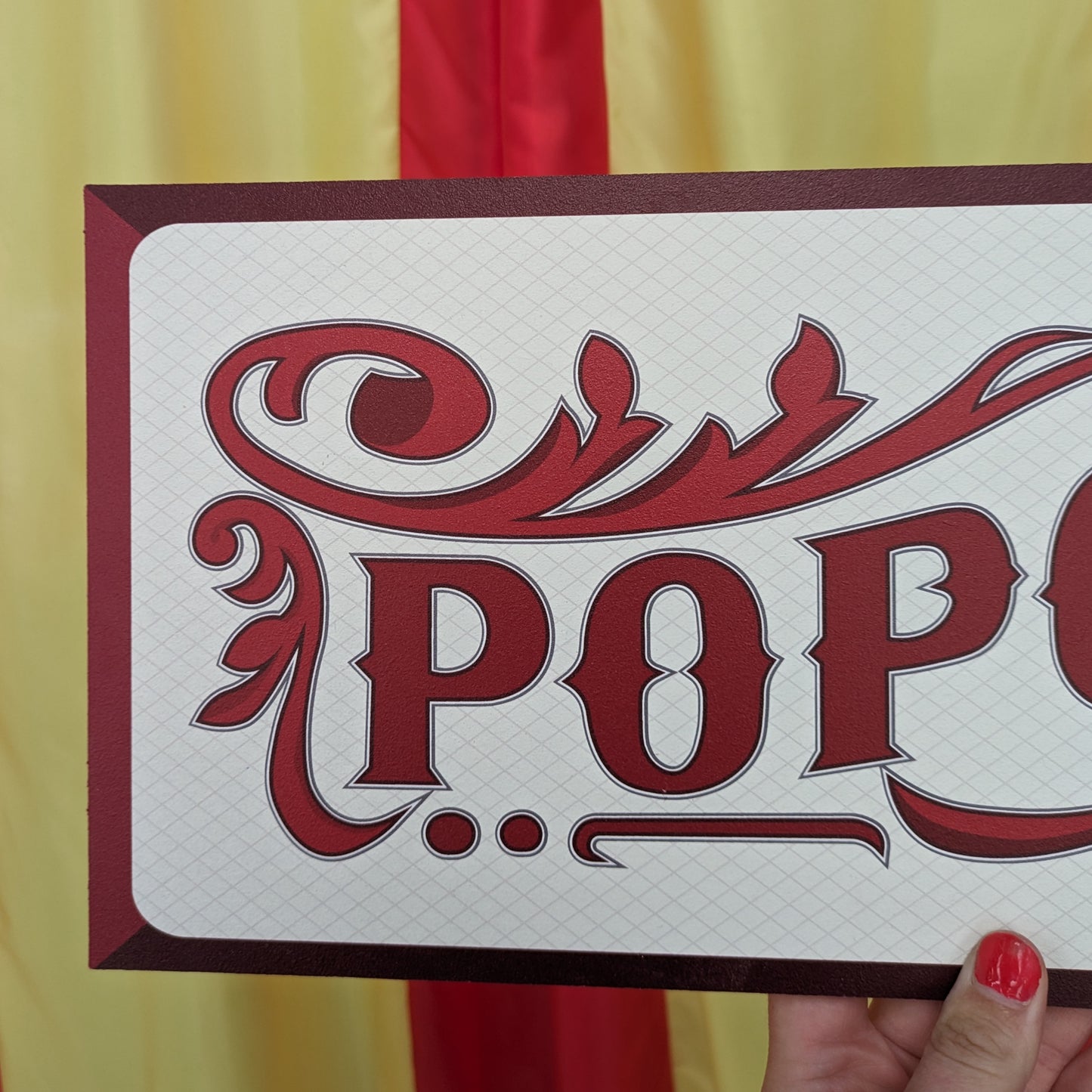 Traditional Popcorn Sign