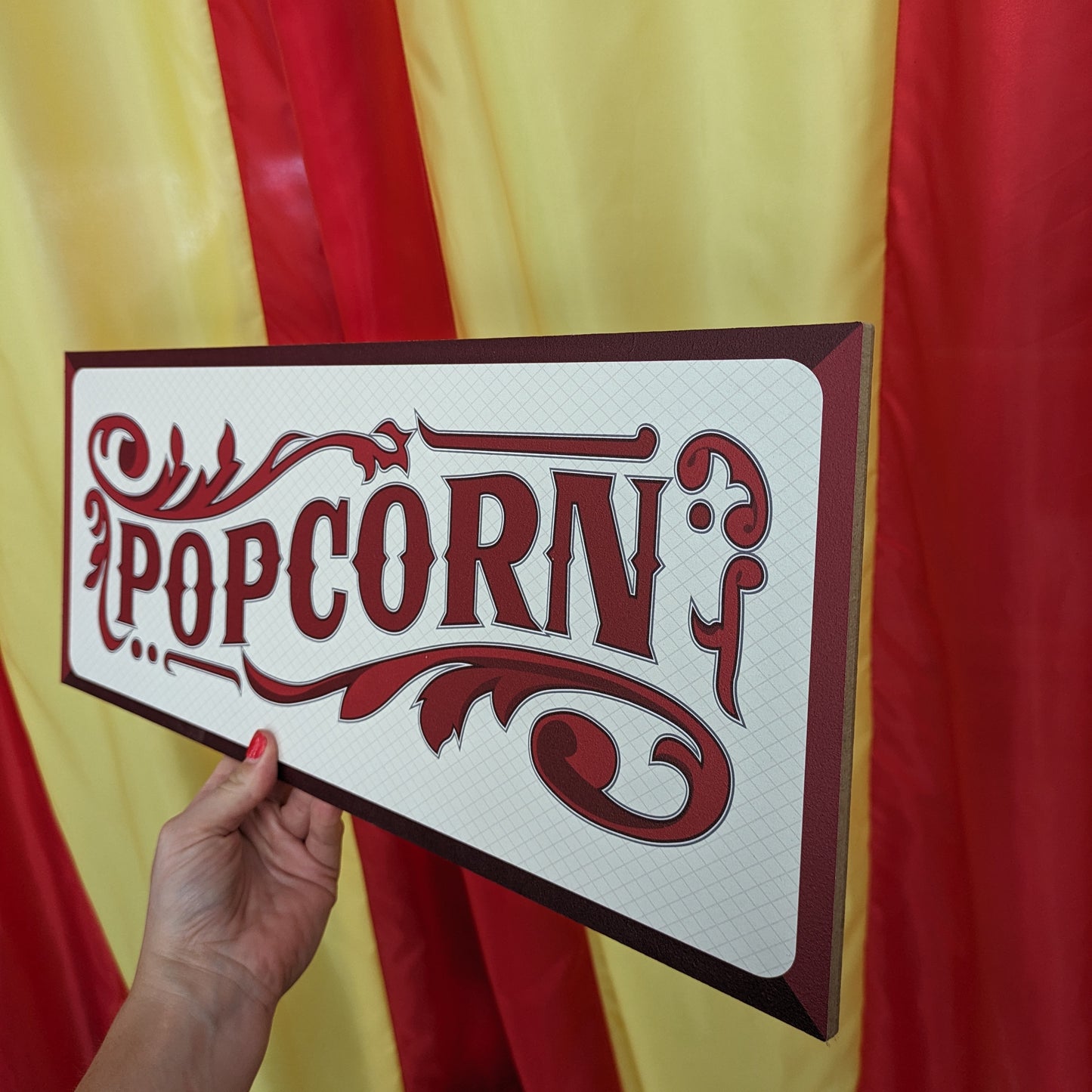 Traditional Popcorn Sign