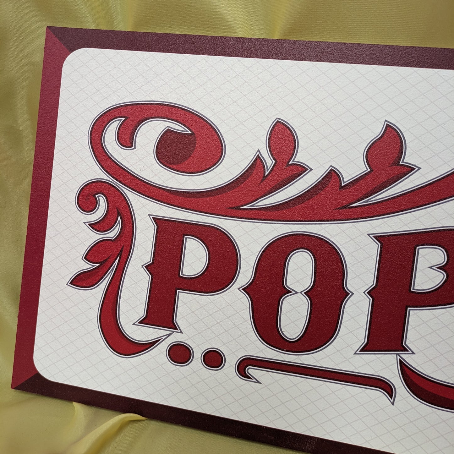 Traditional Popcorn Sign